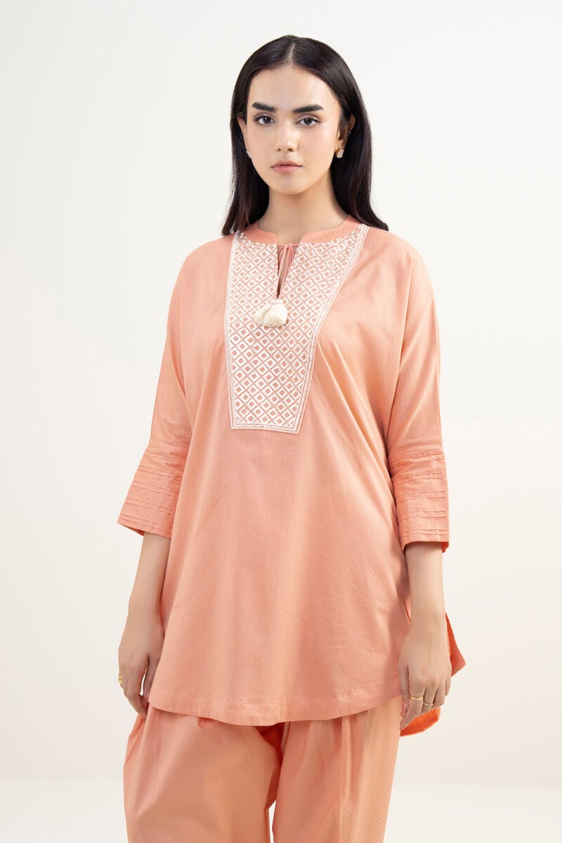 Embroidered Dobby Shirt