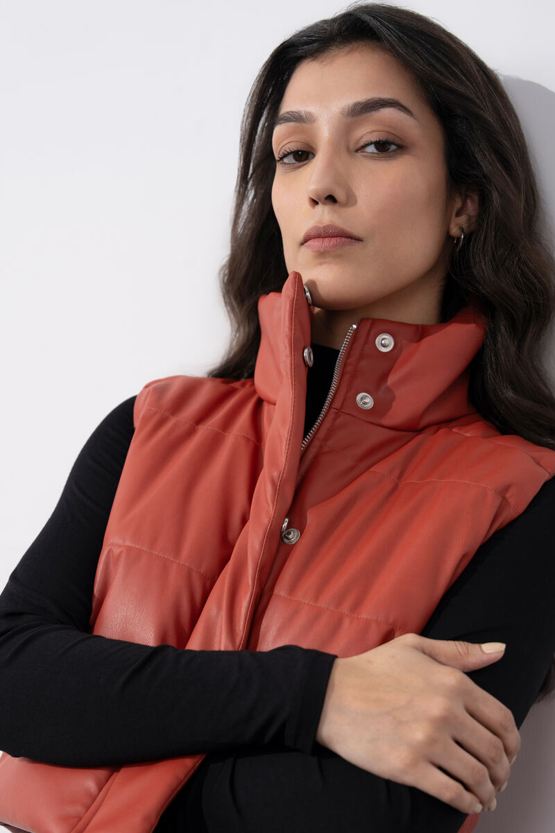 Sleeveless Quilted Puffer