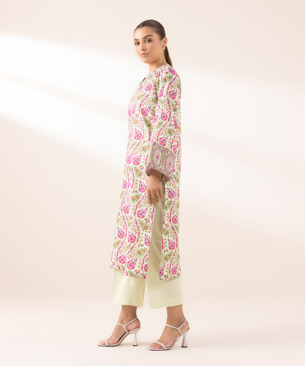 Woman - Multi Printed Cambric Shirt