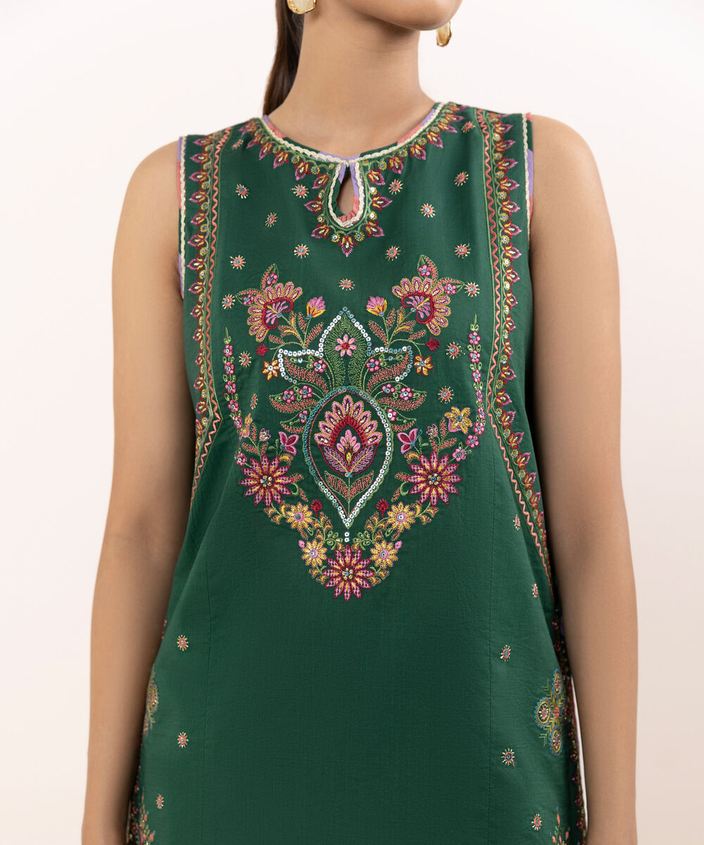 Women's Unstitched Cross Hatch Dyed Three Piece Suit