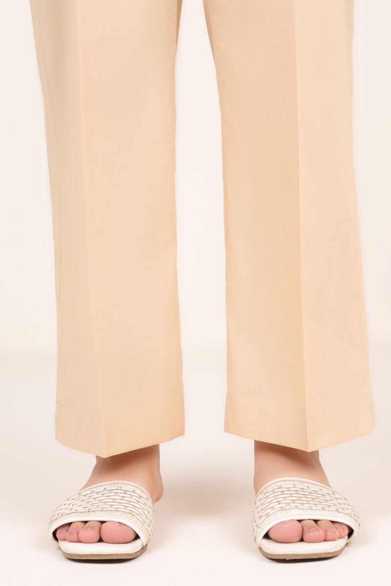 Solid Cambric Straight Pants