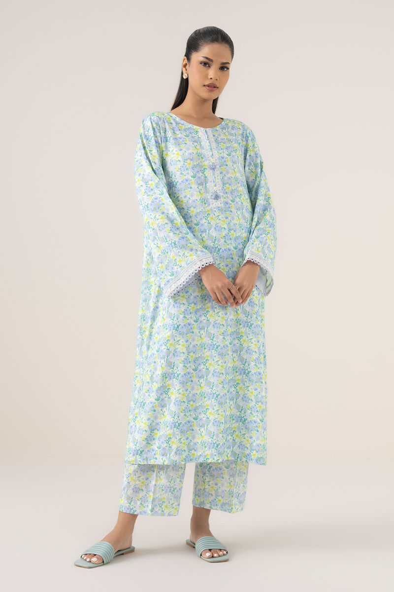 Printed Arabic Lawn Shirt