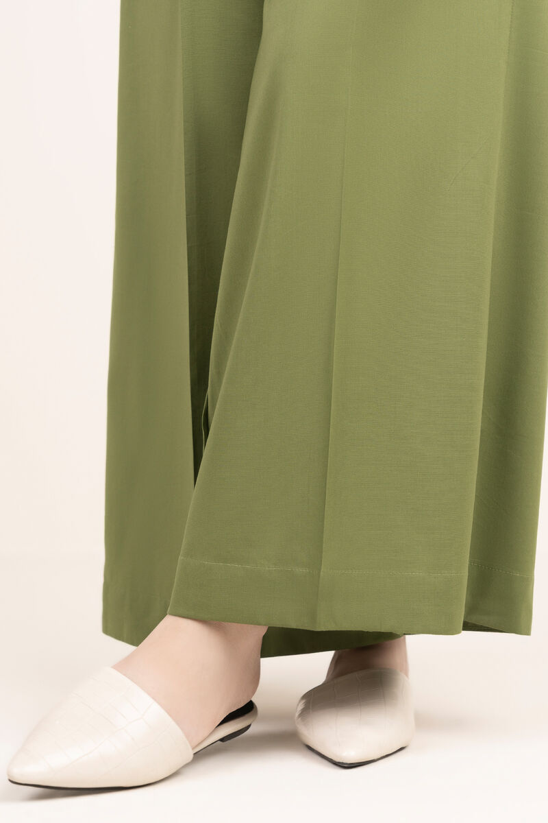 Cotton Viscose Flared Pants