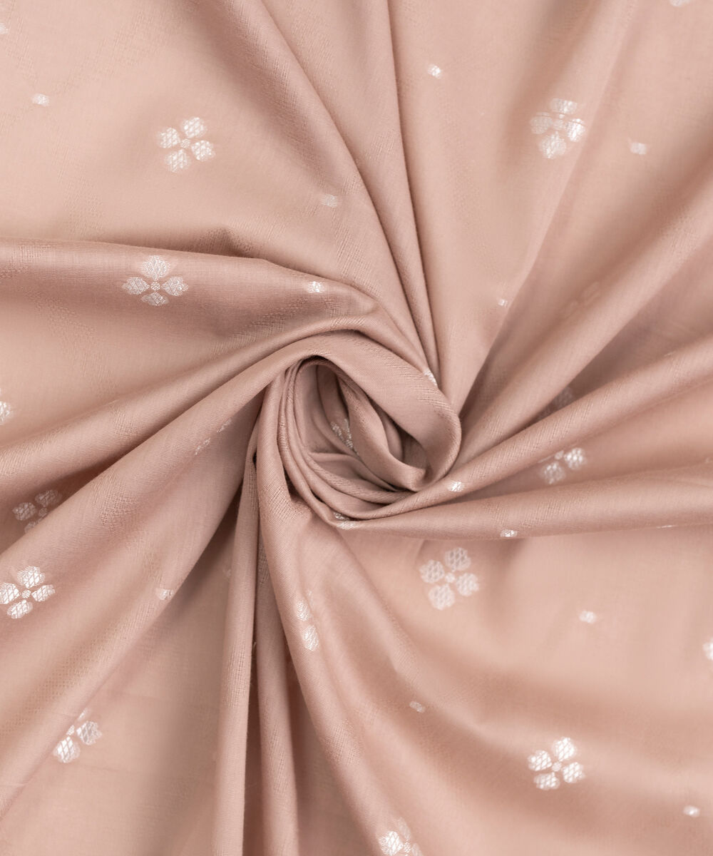 Self Jacquard Solid Beige Dupatta