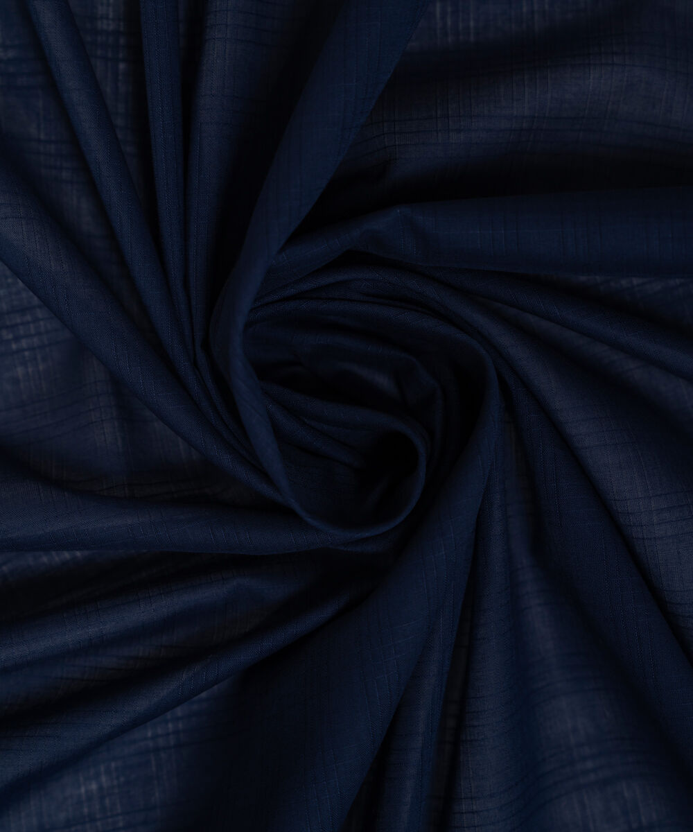 Textured Voile Solid Blue Dupatta