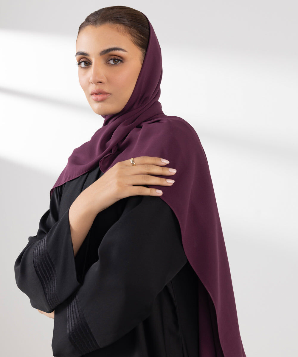 Woman - Purple Basic Hijab