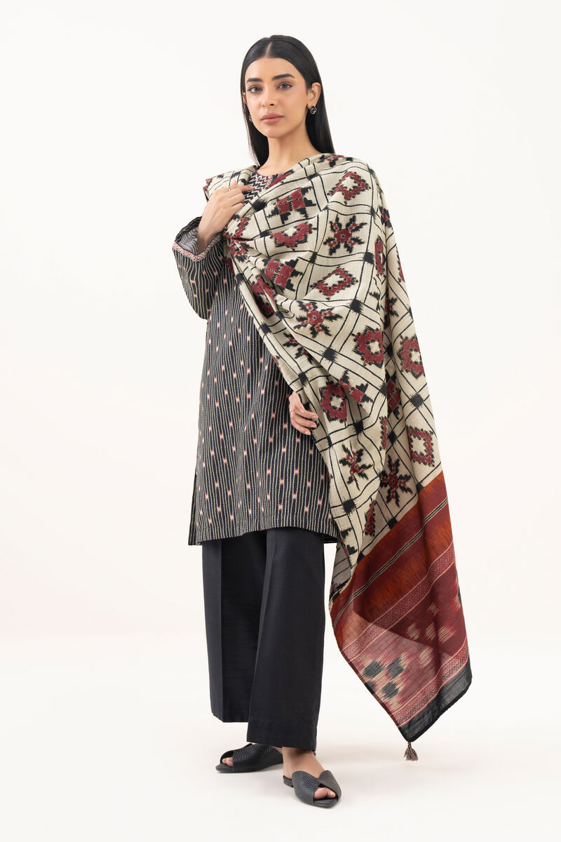 Printed Light Khaddar Dupatta