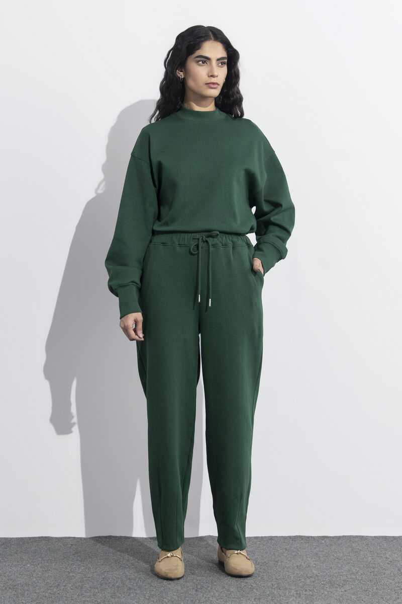 Interlock Darted Pull-On Trousers