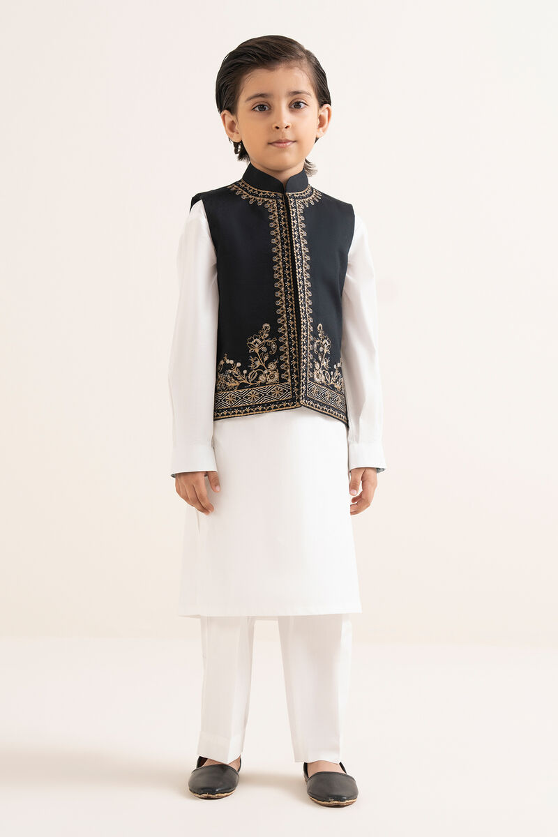 Embroidered Cotton Waistcoat