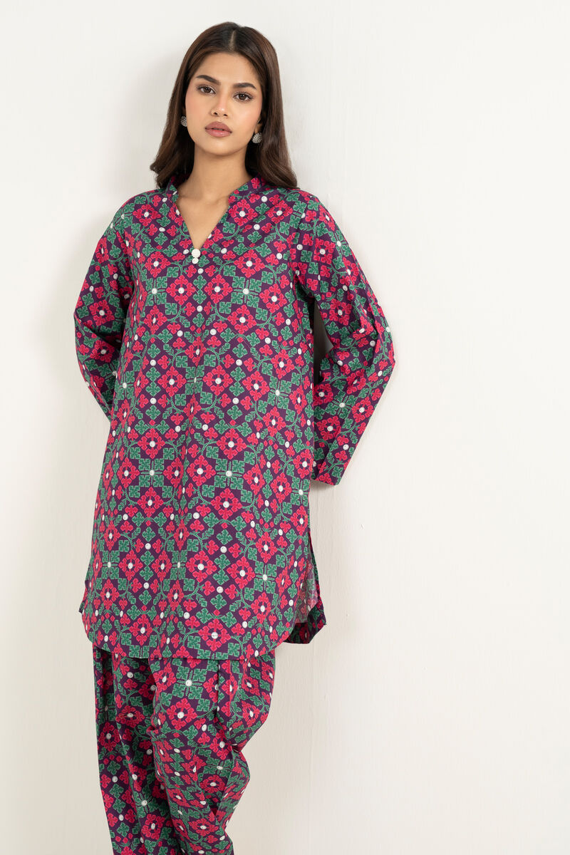 Printed Cambric Shirt