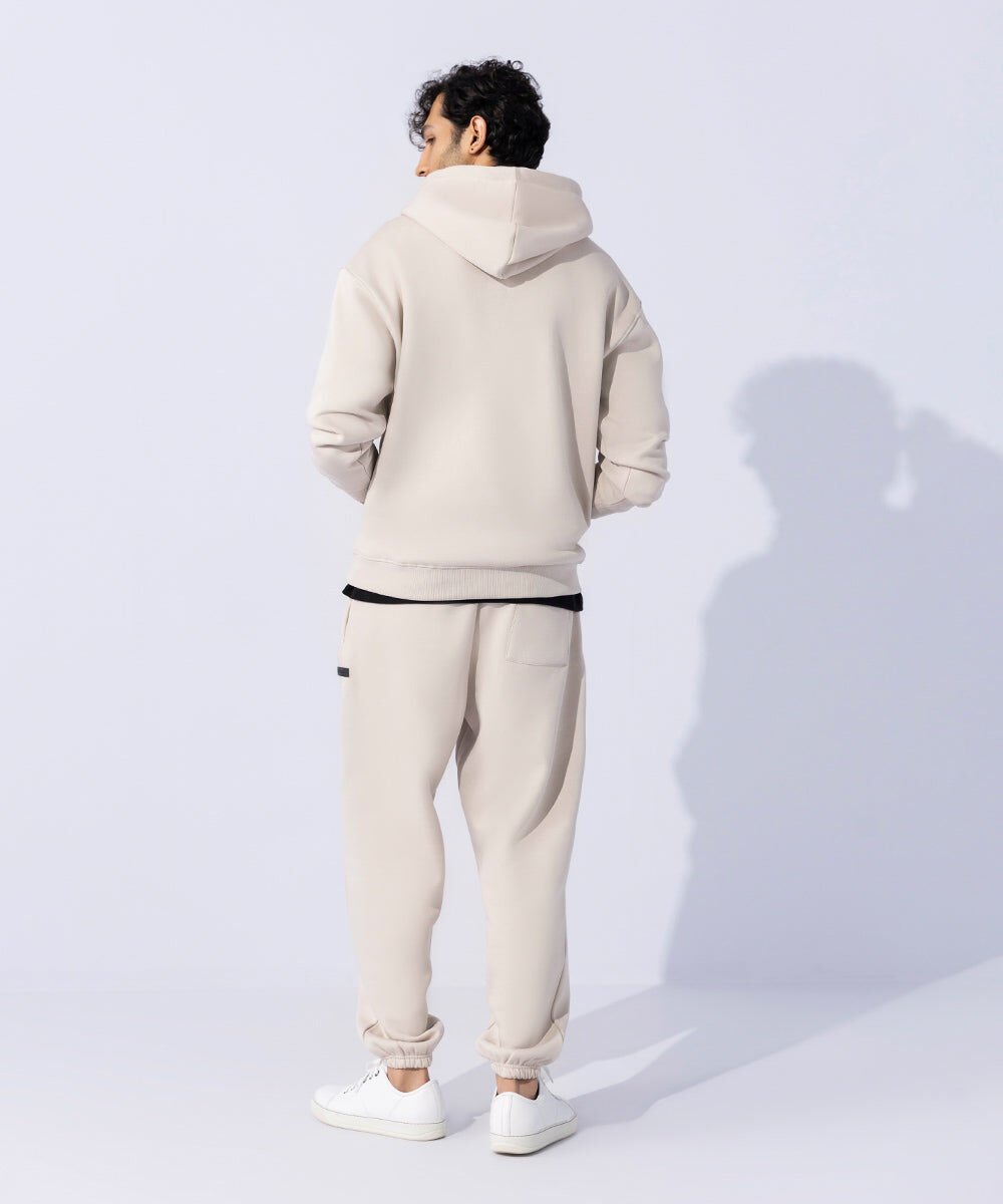 Woman - Off White Unisex Jogging Trousers
