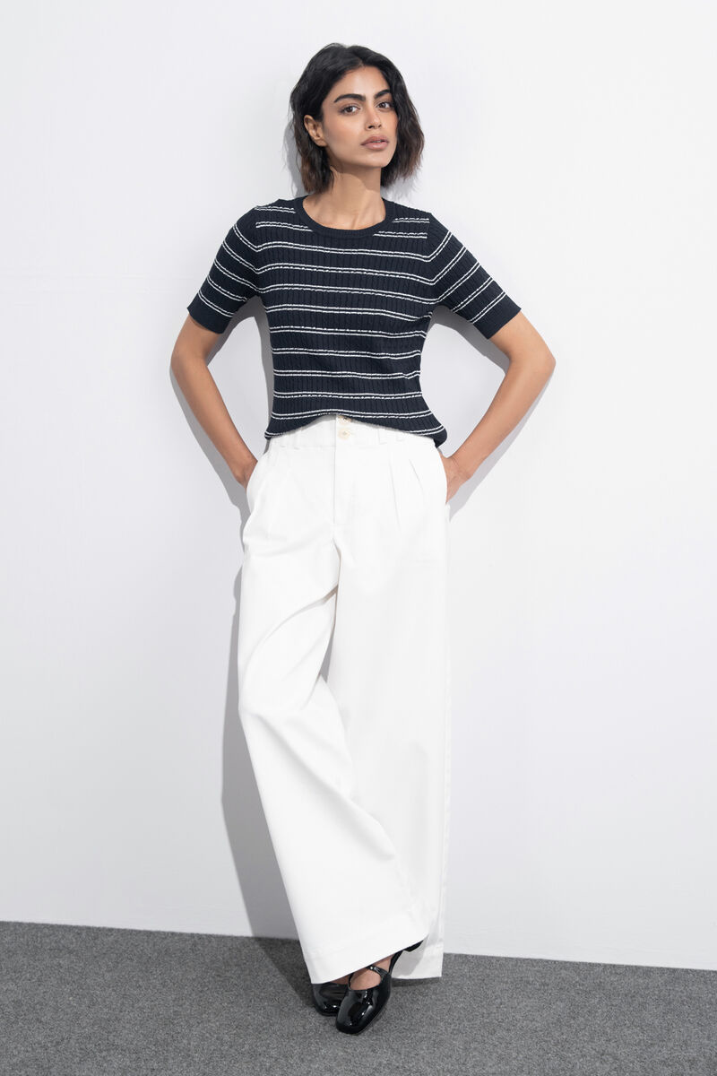 Pleated Chino Trousers