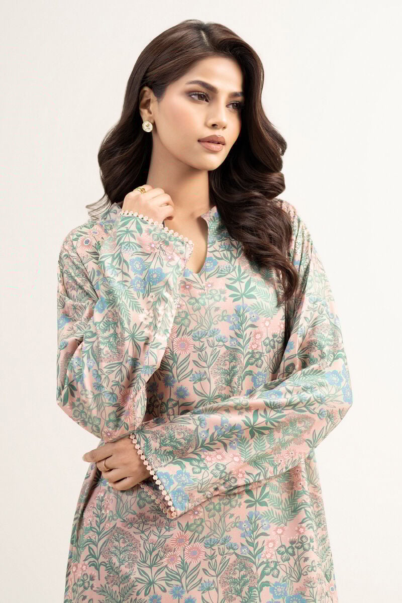 Printed Arabic Lawn Shirt