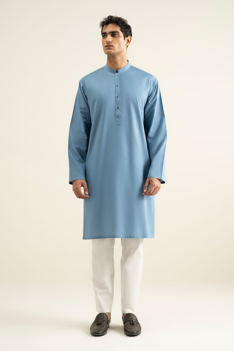 Cotton Jacquard Kurta