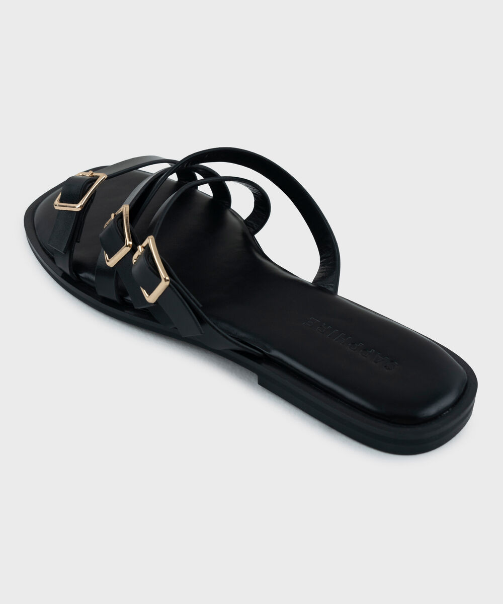 Women's Black  Sandals