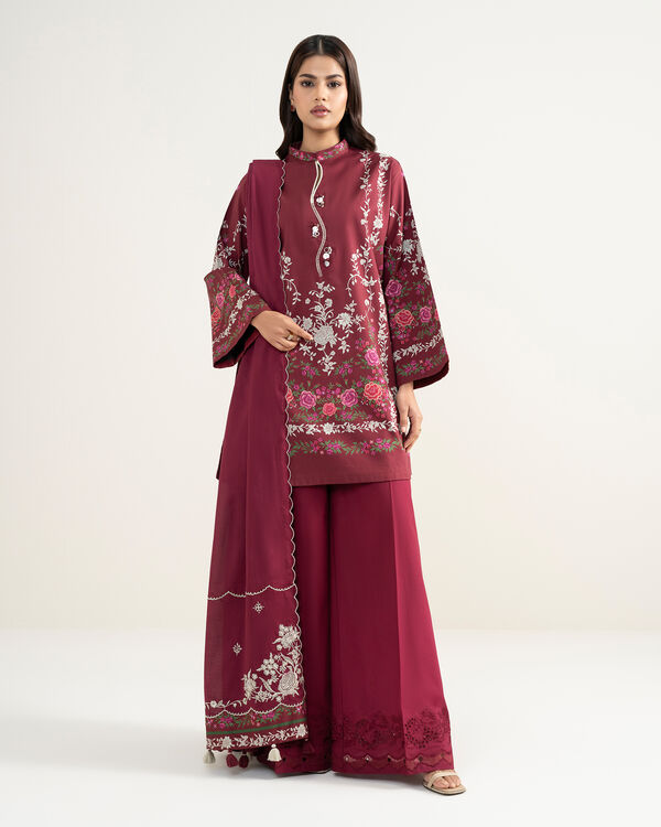 3 Piece - Embroidered Lawn Suit