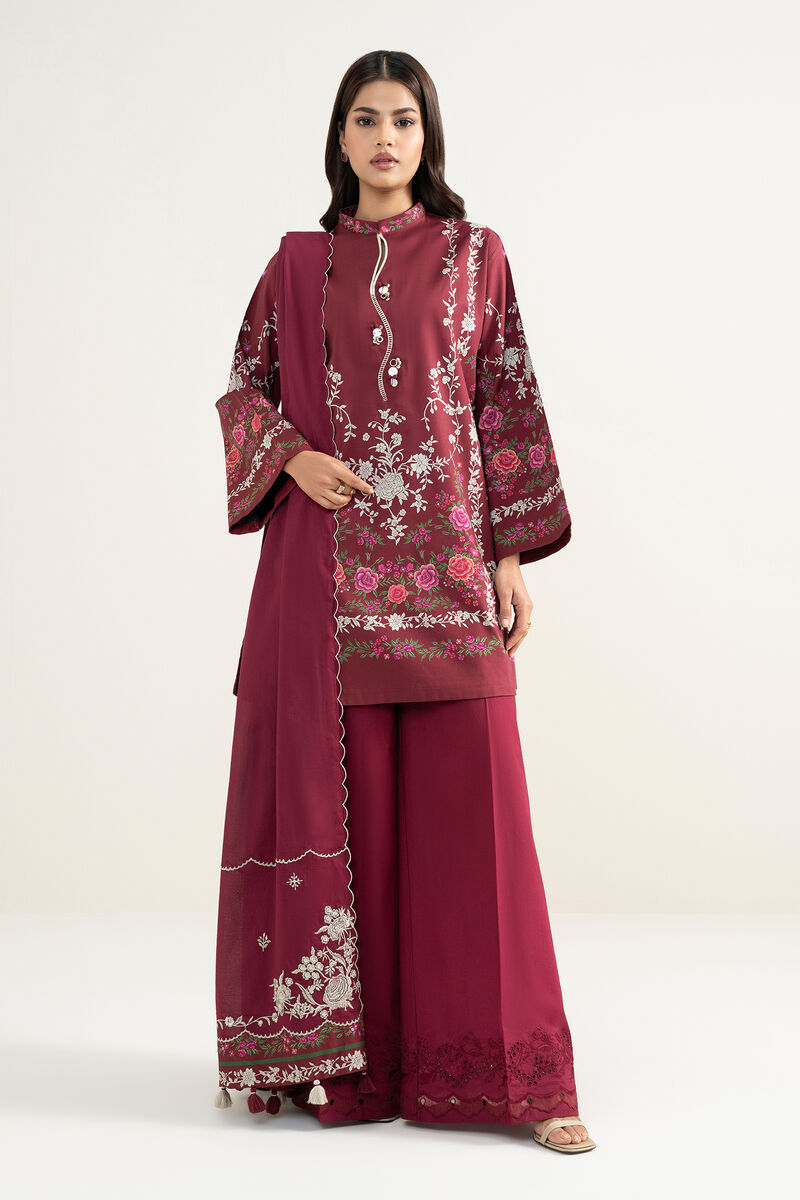 3 Piece - Embroidered Lawn Suit