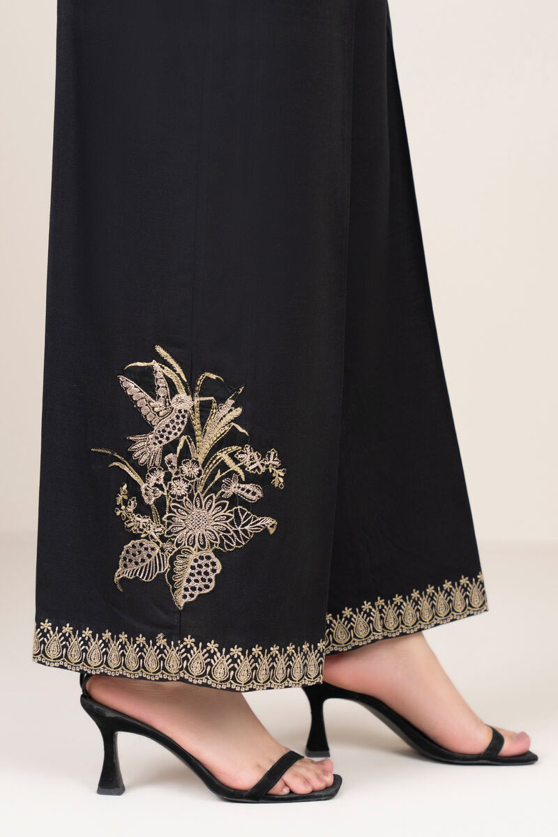 Embroidered Cotton Viscose Culottes