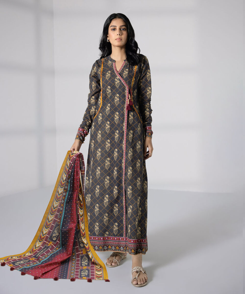 Khaddar 3 Piece DAYZ23V119 Sapphire PK
