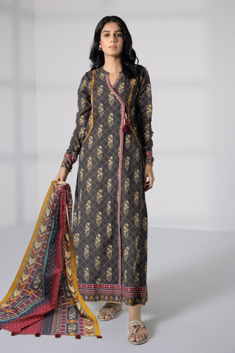 3 Piece - Printed Lawn Suit