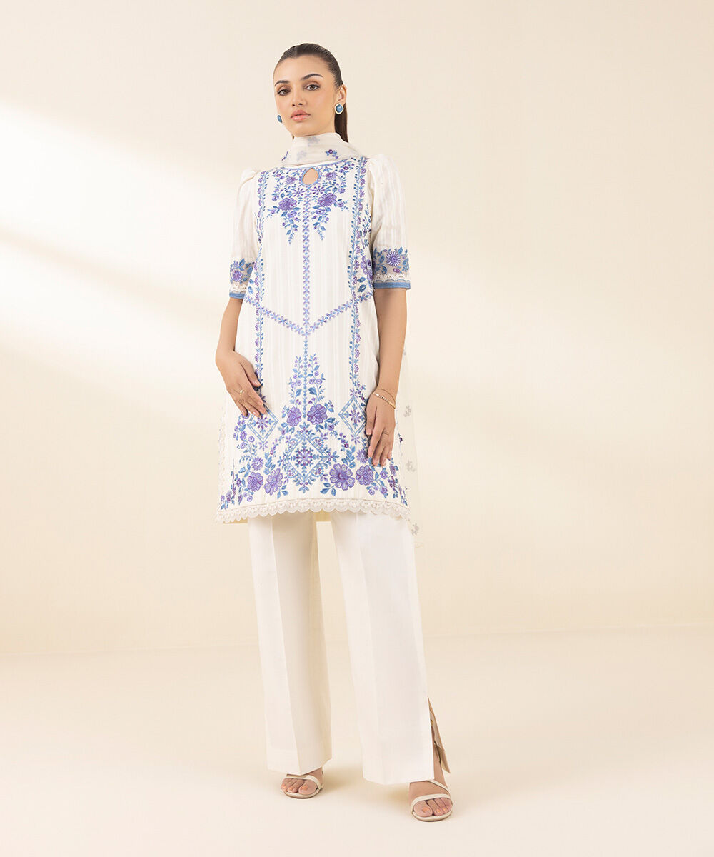 U3PEDF25V225 Unstitched 3 PC U3PEDF25V225