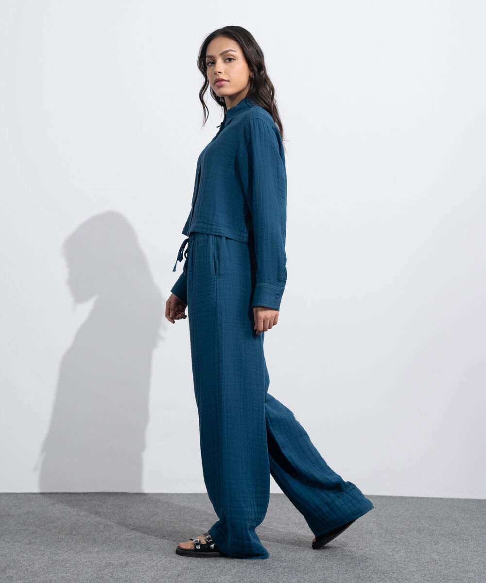 Women's Western Multi Short Body Cotton Muslin Shirt