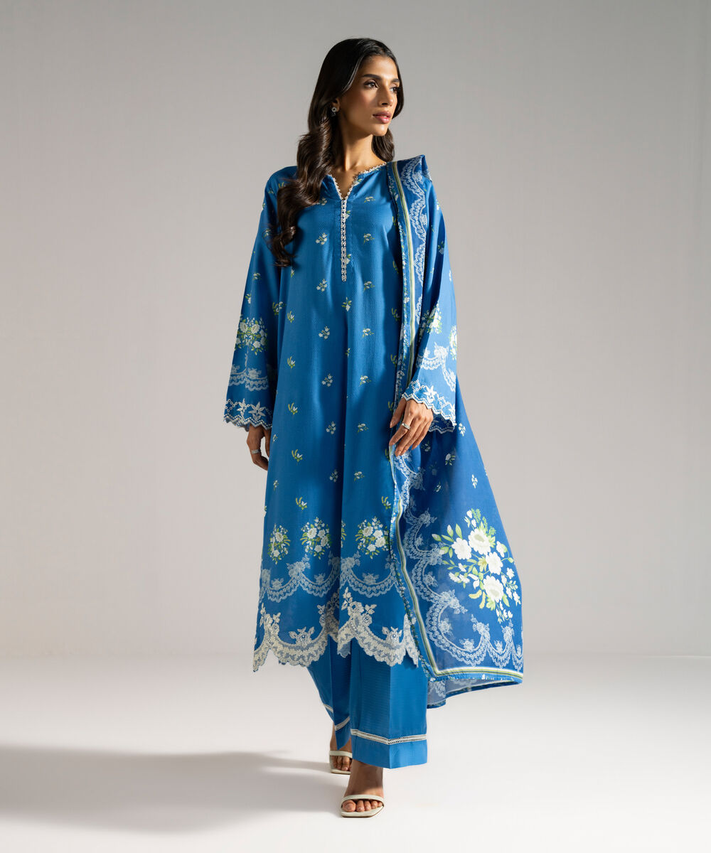 Printed Dupatta PRW26SV929DB