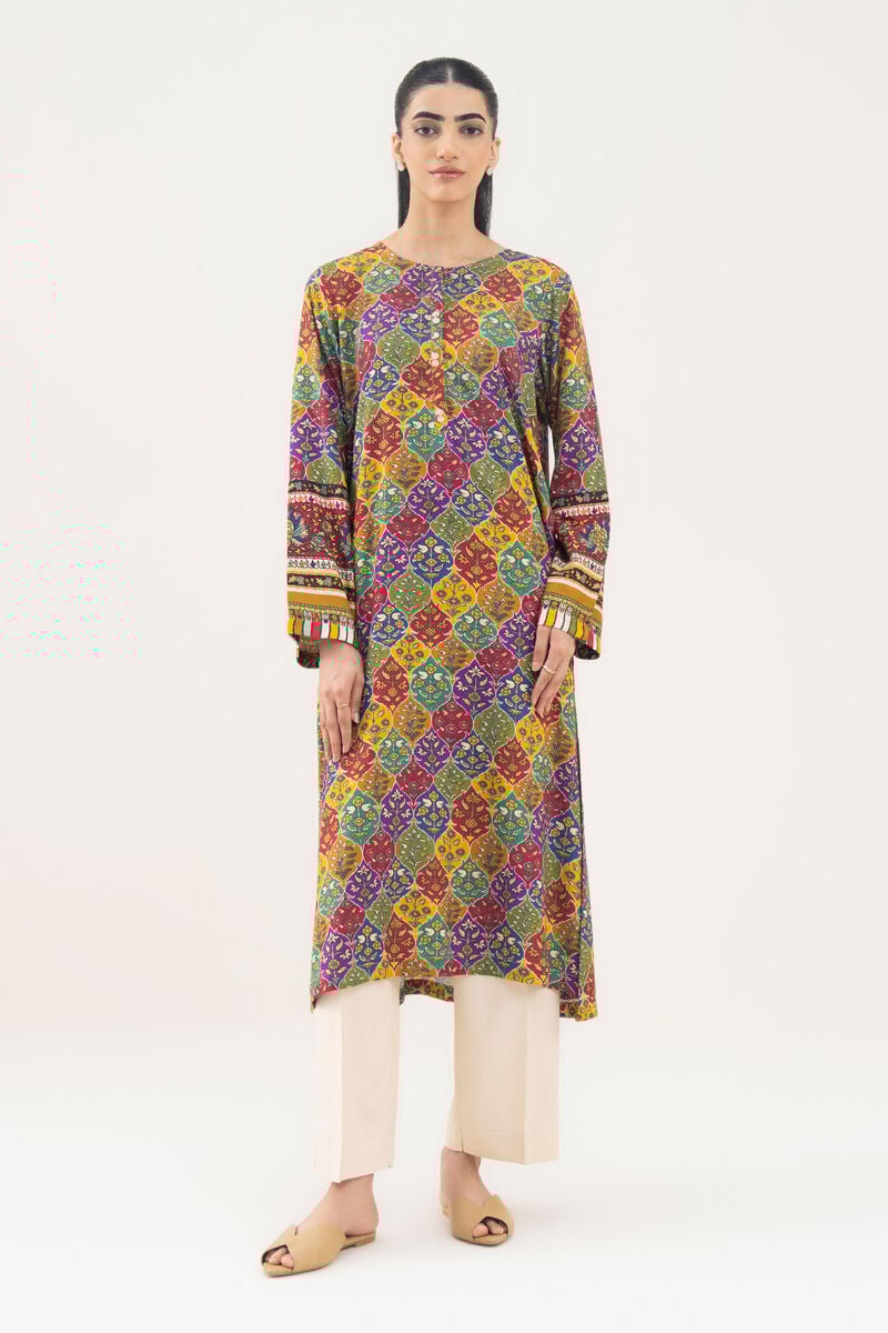 Printed Viscose Linen Shirt