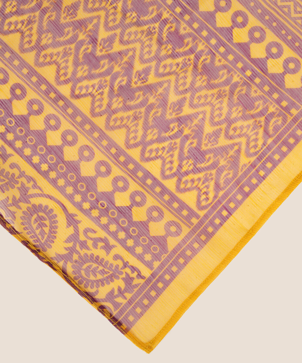 Women's Blended Textured Karandi Multi Printed Dupatta