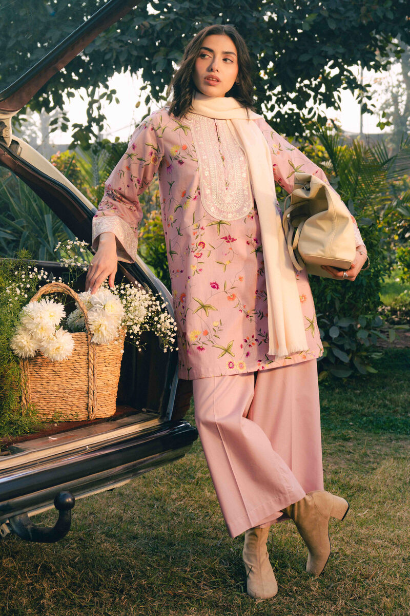 Embroidered Crosshatch Shirt