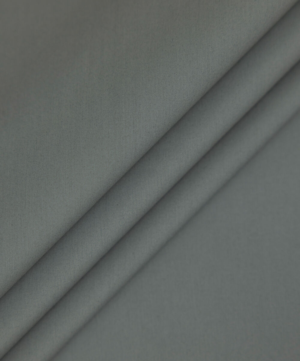 Men Unstitched Cotton Grey Full Suit Fabric