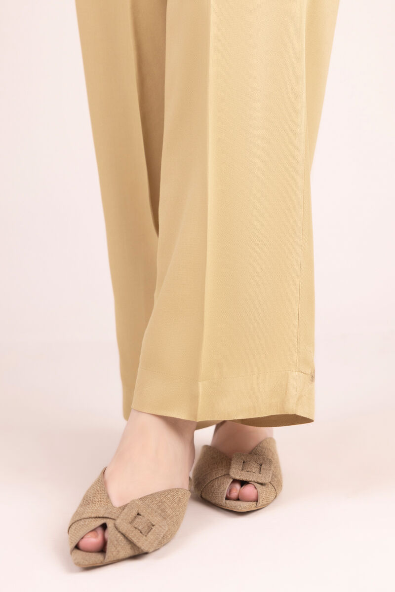 Solid Bedford Straight Pants