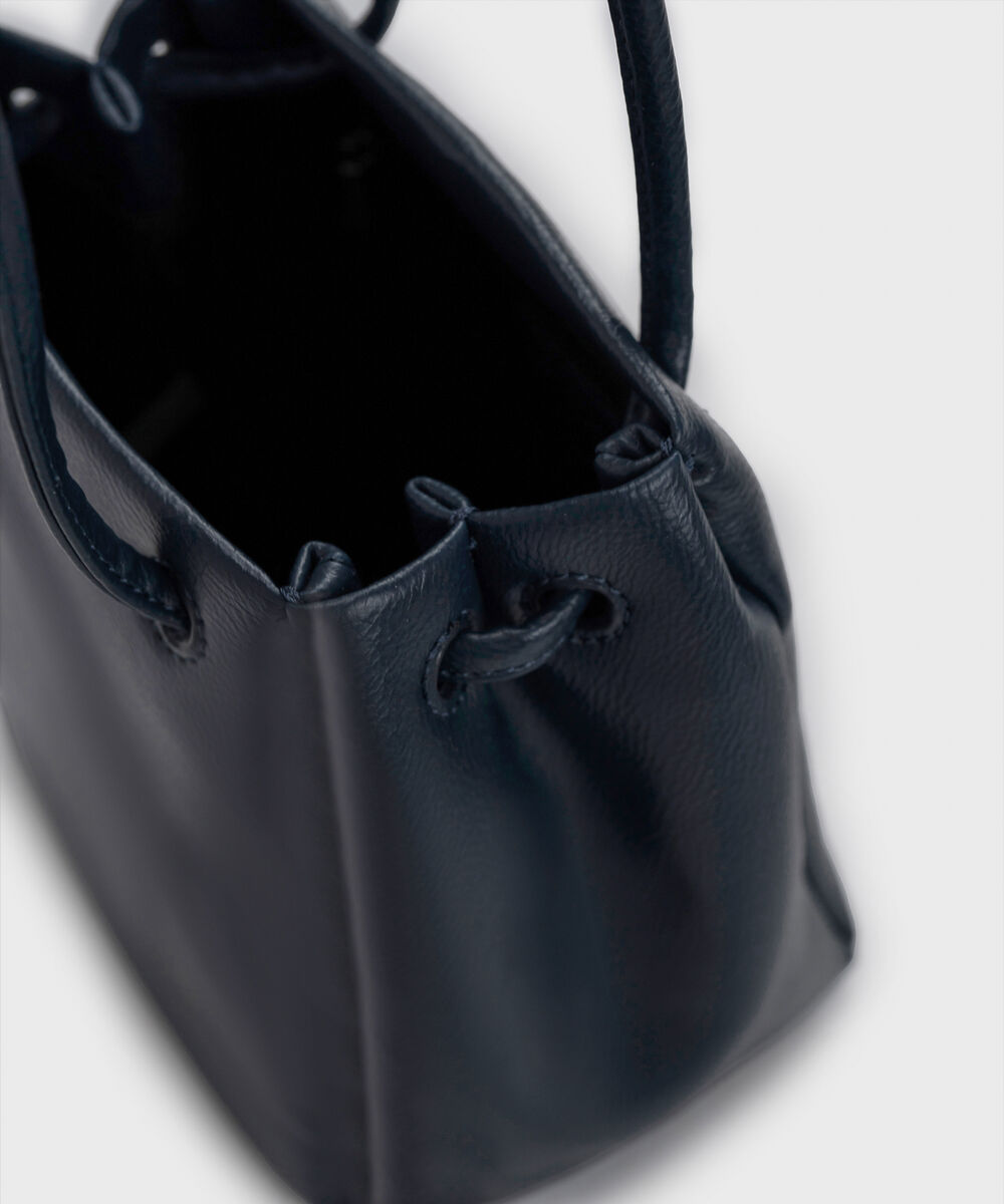 Women's Blue Bucket Bag