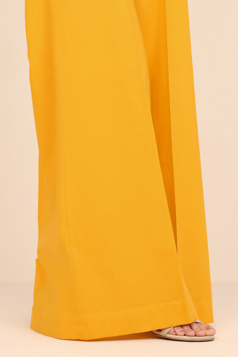 Solid Cambric Flared Pants