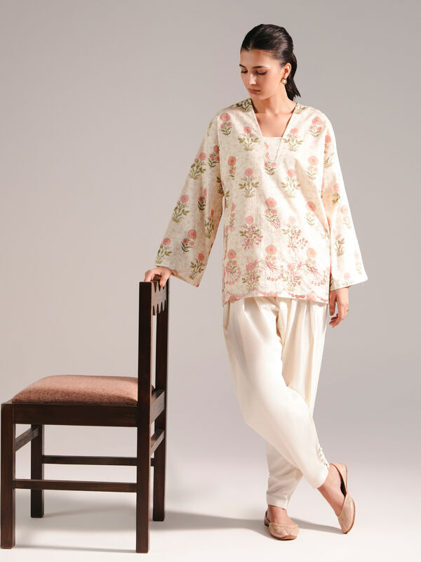 2 Piece - Embroidered Lawn Suit