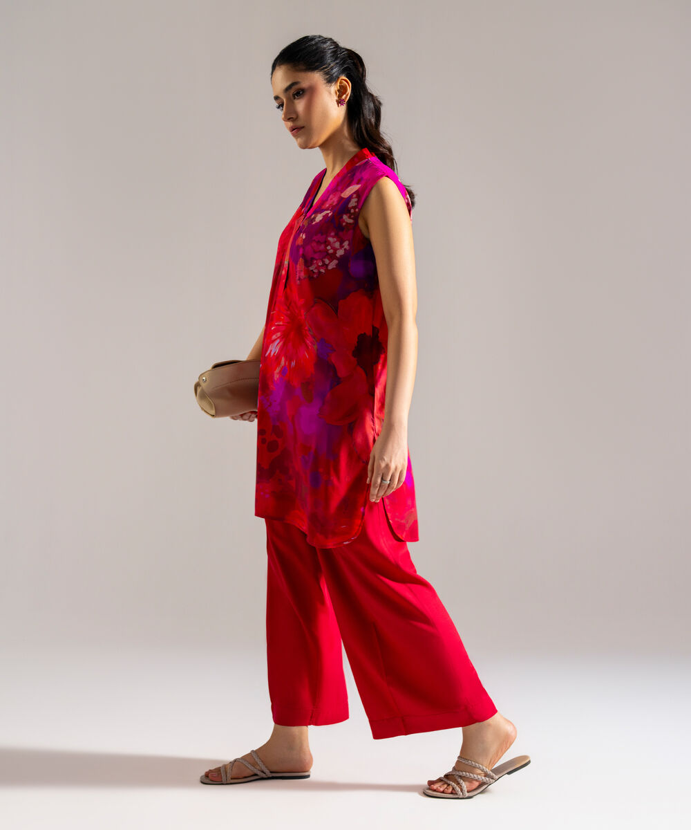 Women's RTW Arabic Lawn Printed Multi 2 Piece Suit