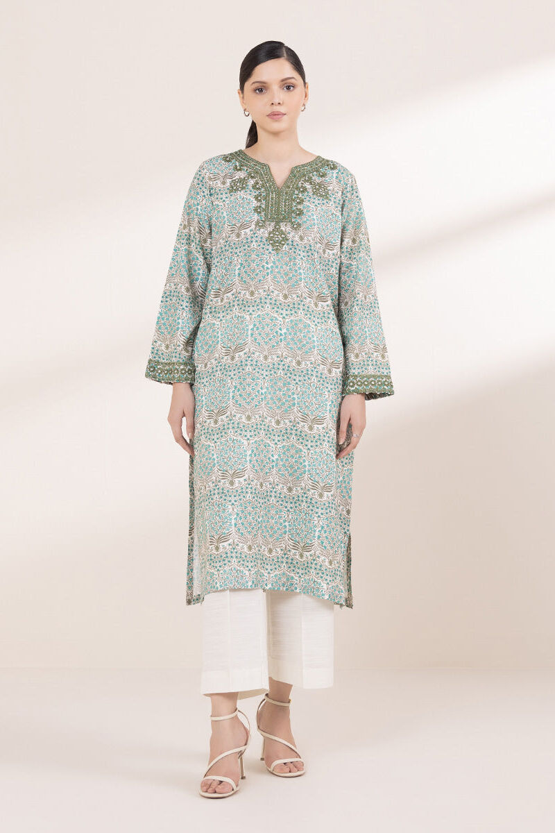 Embroidered Linen Shirt