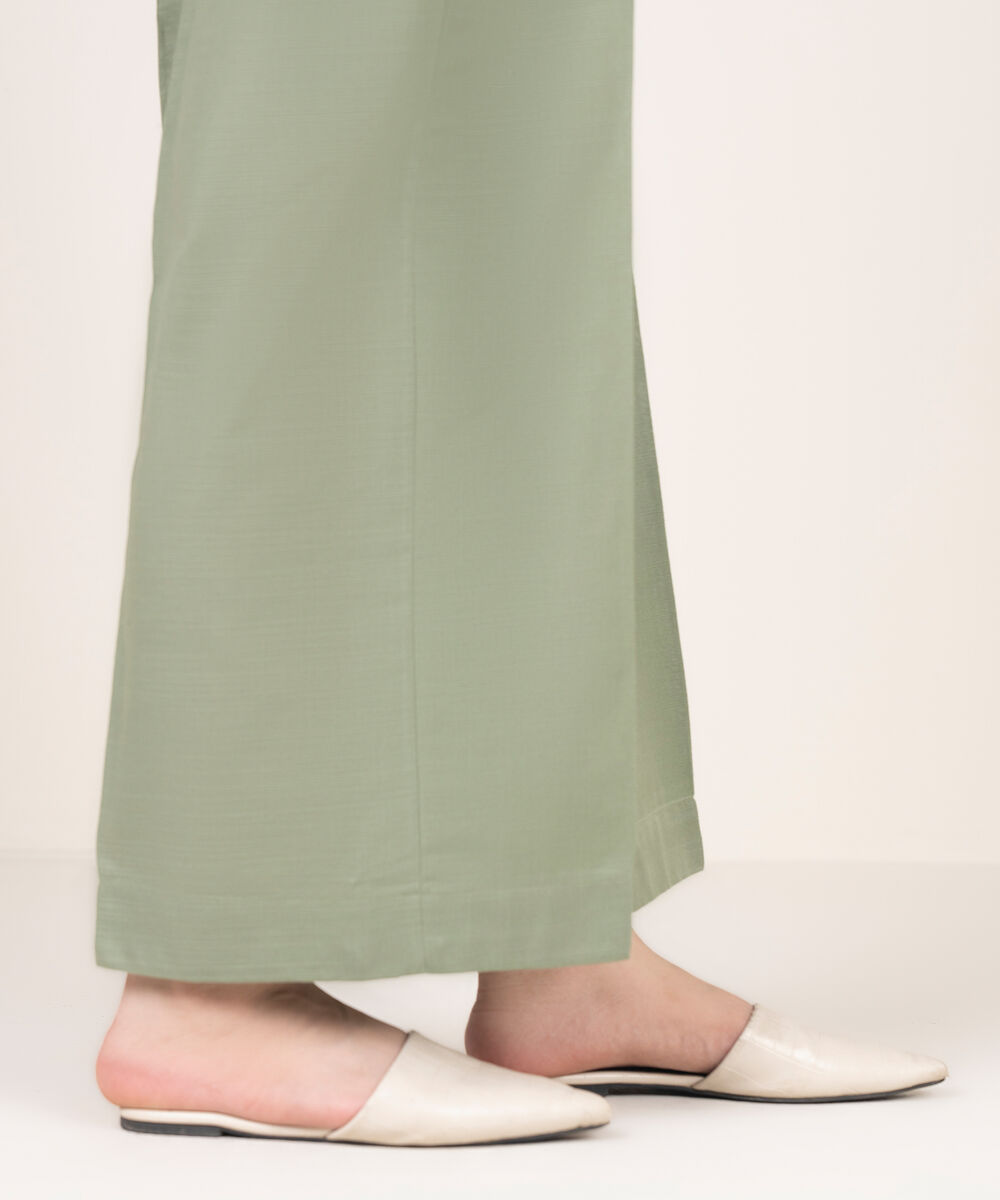 Women's RTW Khaddar Solid Grey Culottes