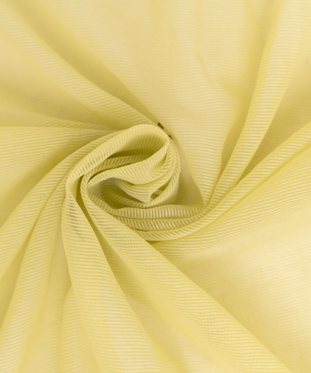 Blended Textured Karandi Lime Yellow Embroidered Dupatta