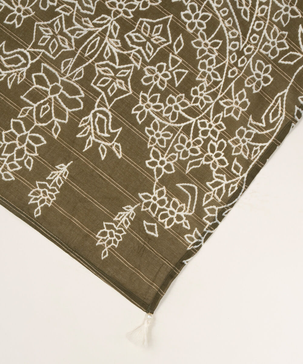 Zari Lawn Printed Multi Dupatta