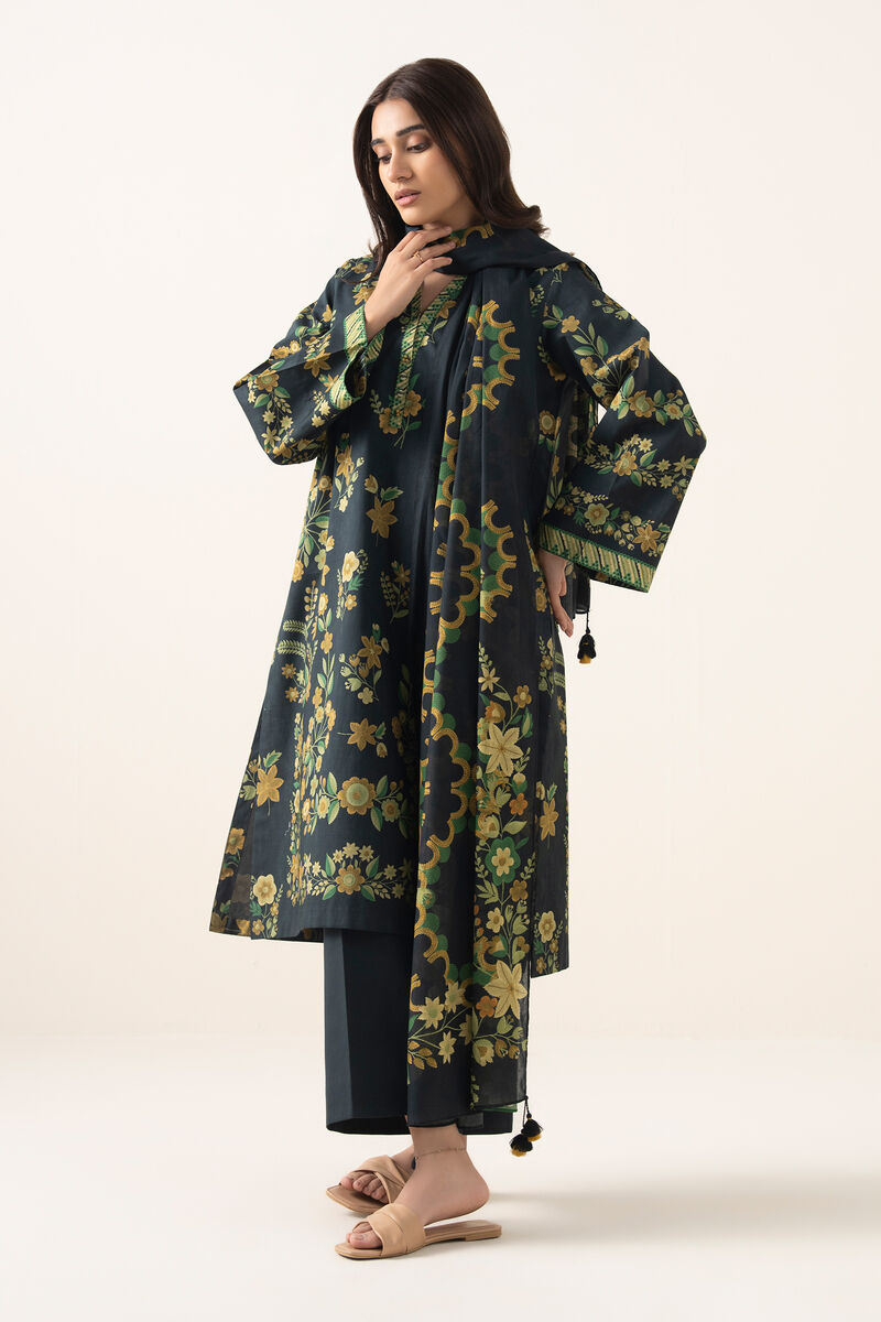 3 Piece - Printed Lawn Suit