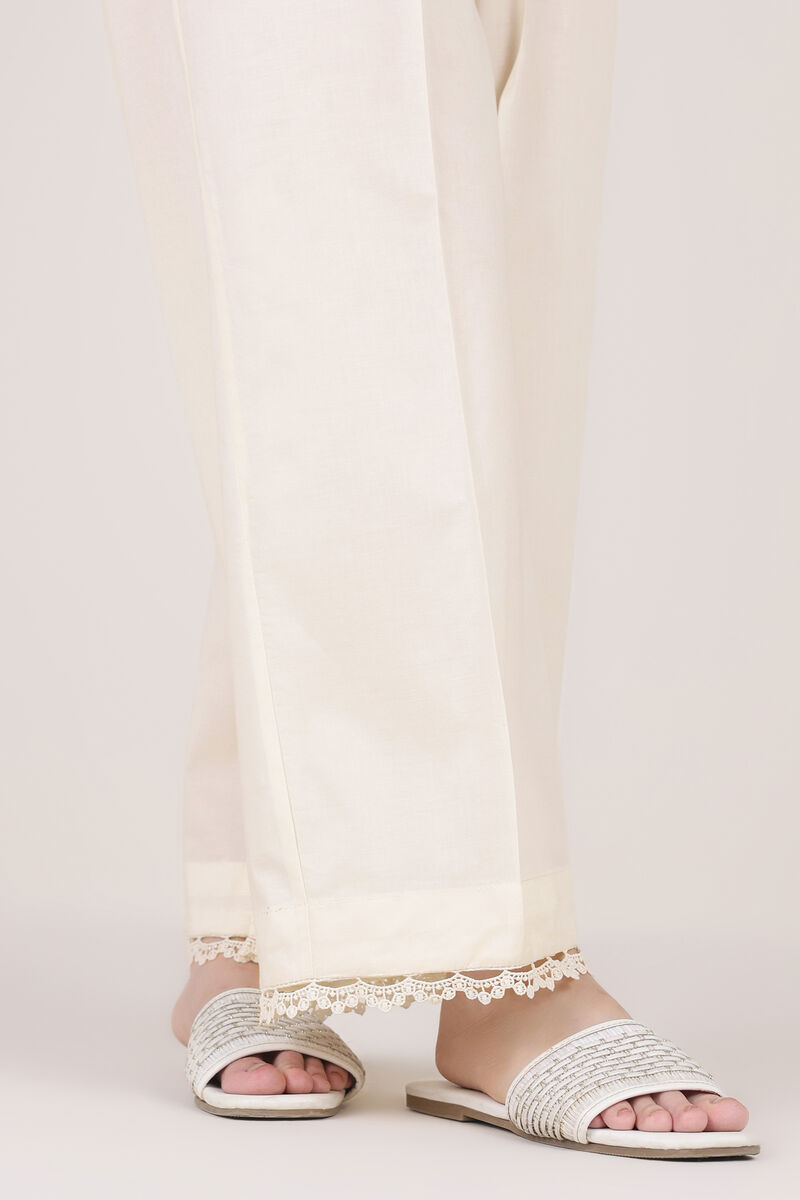 Solid Cambric Straight Pants