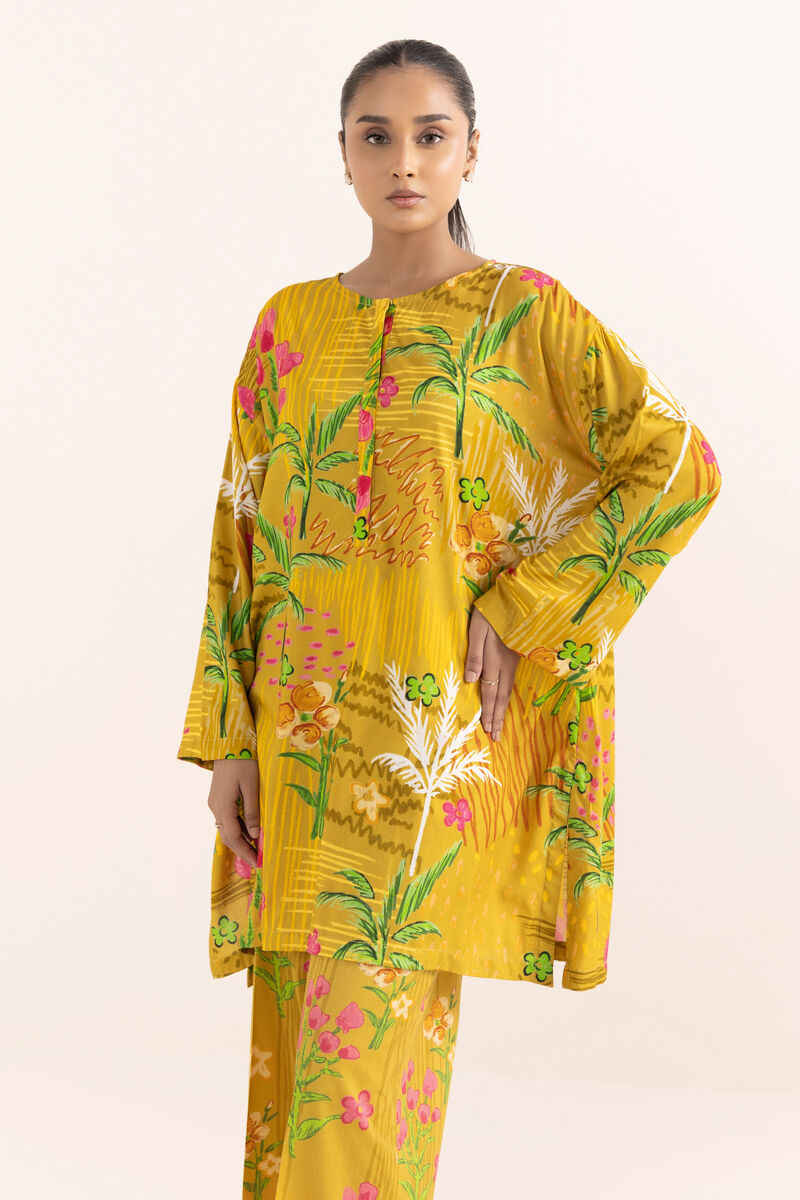 Printed Arabic Lawn Shirt
