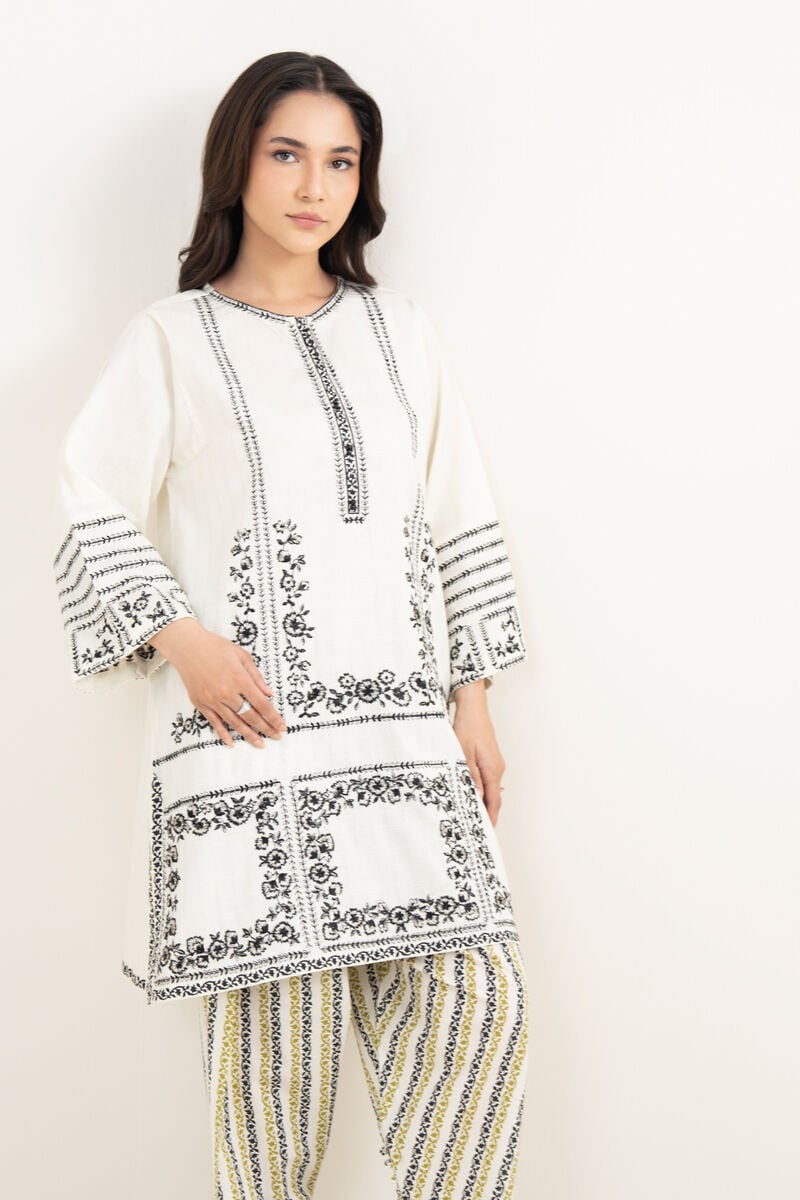 Embroidered Dobby Shirt