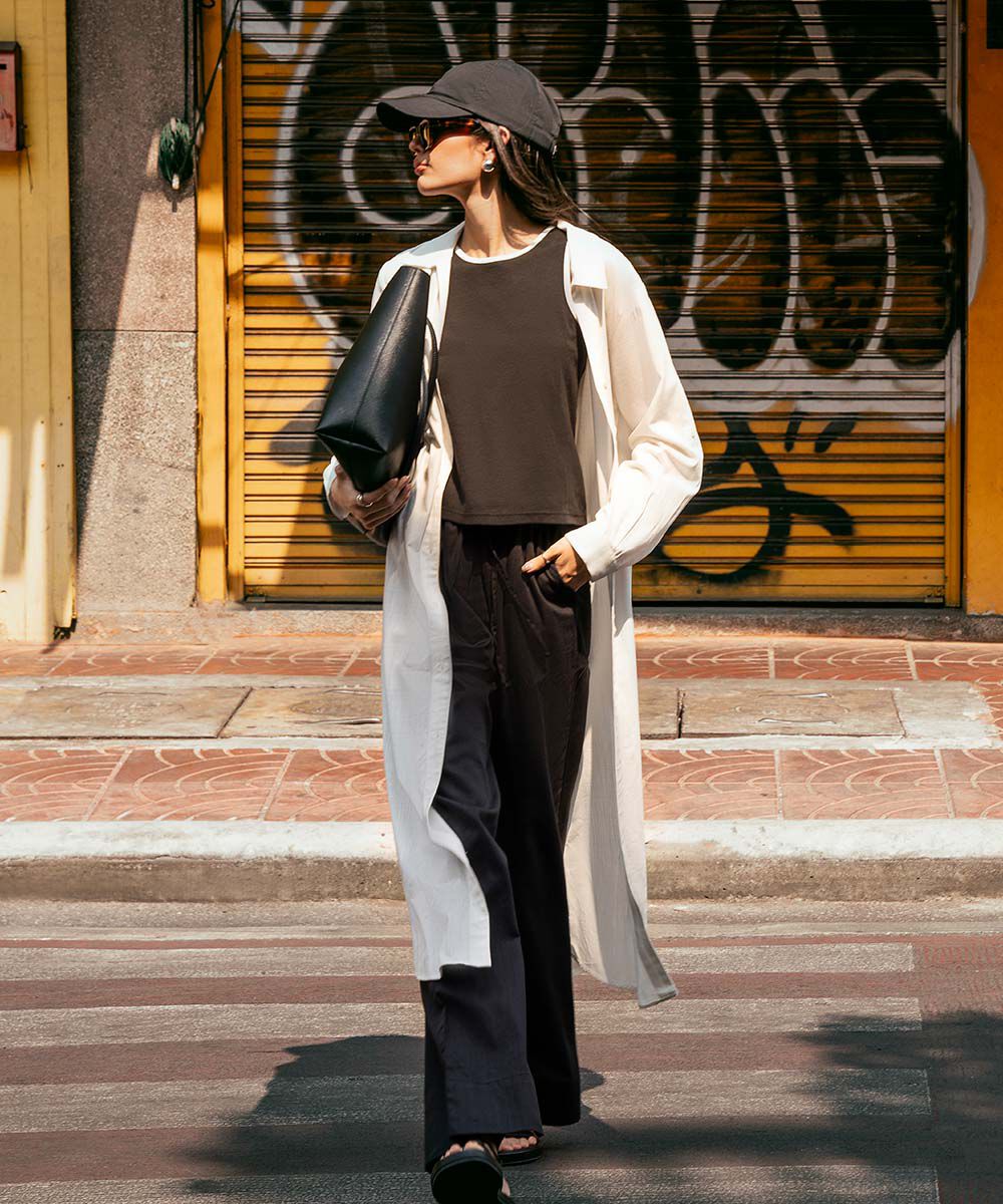 Button-Through Midi Dress Women's Western Wear Off White Button- Through Midi Dress