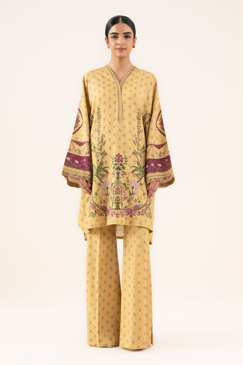 2 Piece - Printed Viscose Khaddar Suit