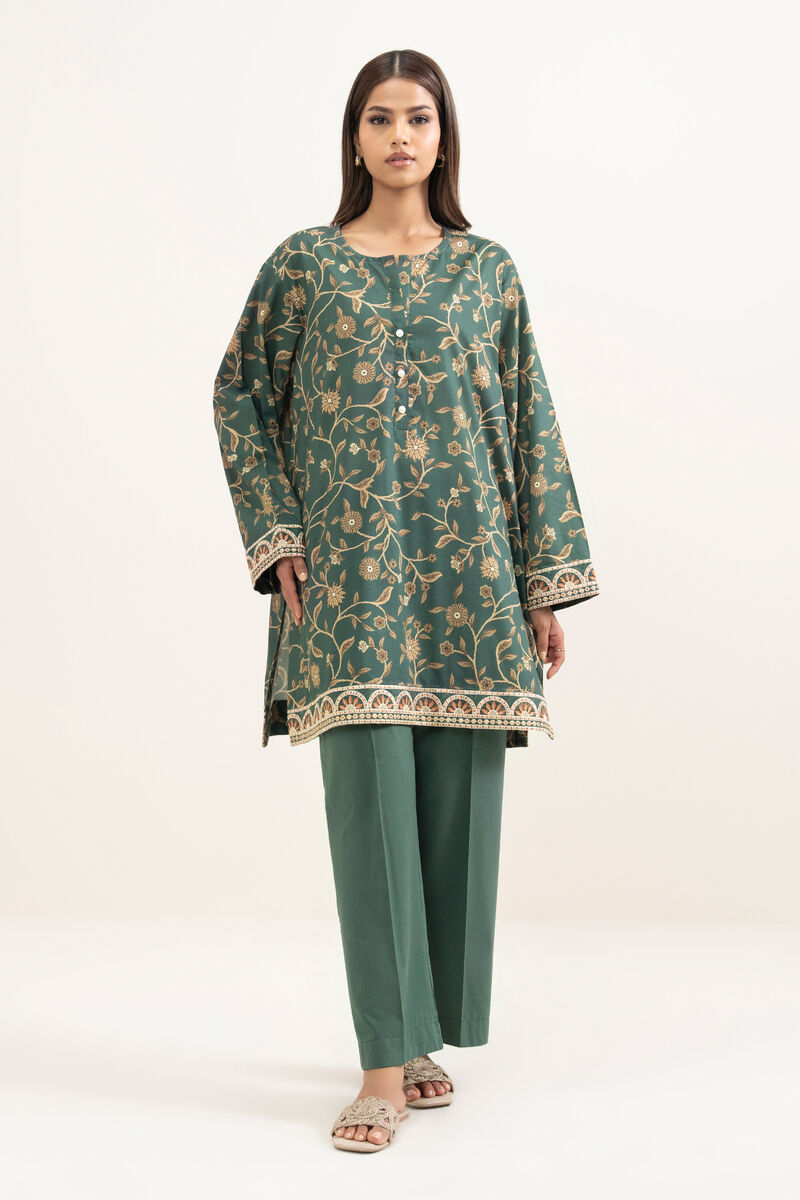 Embroidered Cotton Viscose Shirt