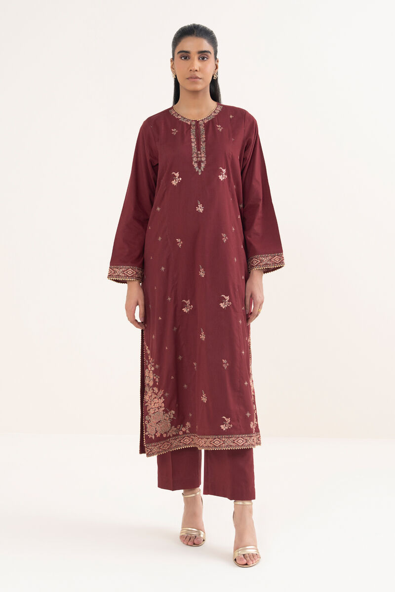 Embroidered Cotton Viscose Shirt