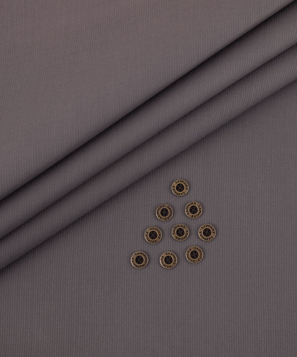 Men's Unstitched 2-Piece Dobby Wash & Wear Mauve Suit