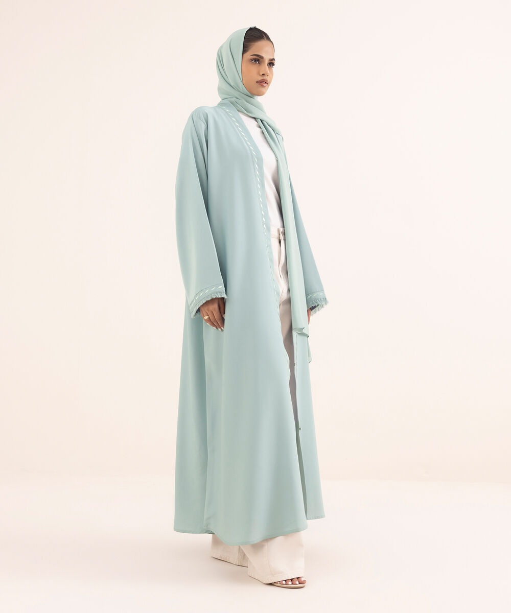 Women's Blue Nida Abaya